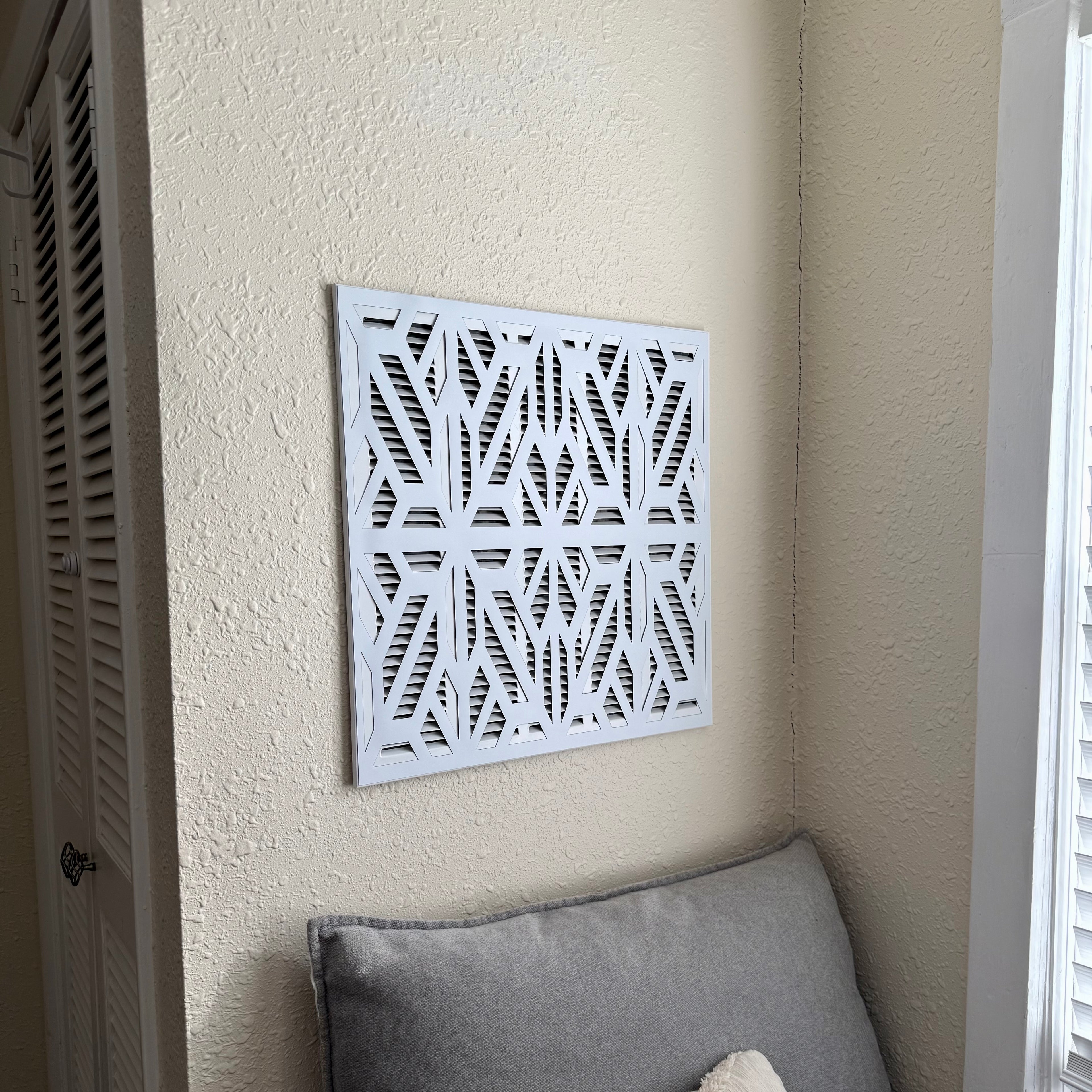 Geometric Lattice | Custom Size Vent Cover