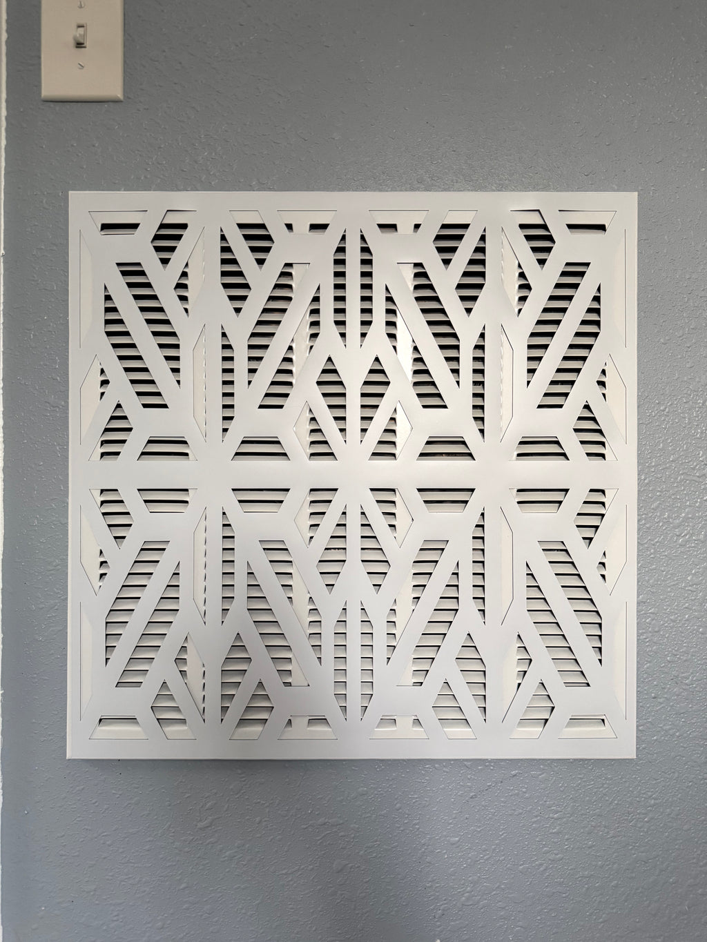 Geometric Lattice | Custom Size Vent Cover