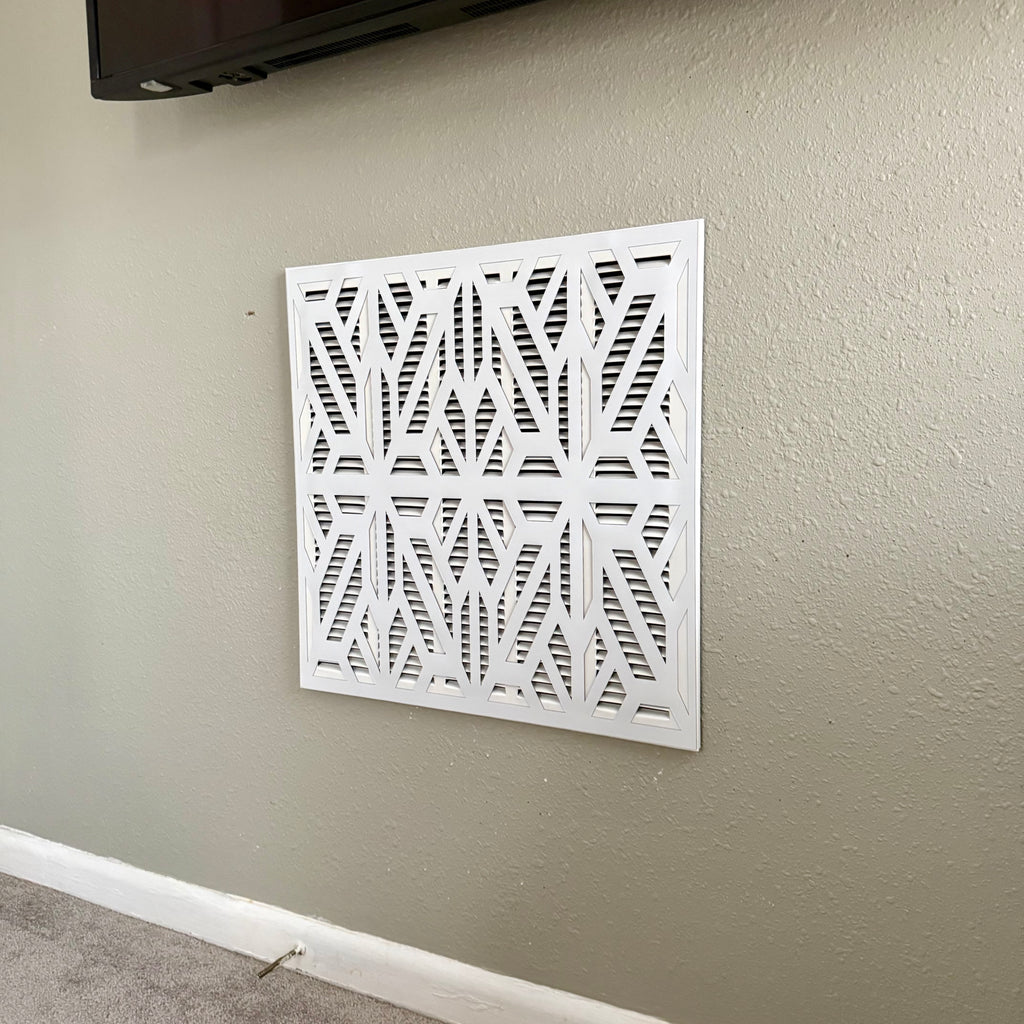 Geometric Lattice | Custom Size Vent Cover