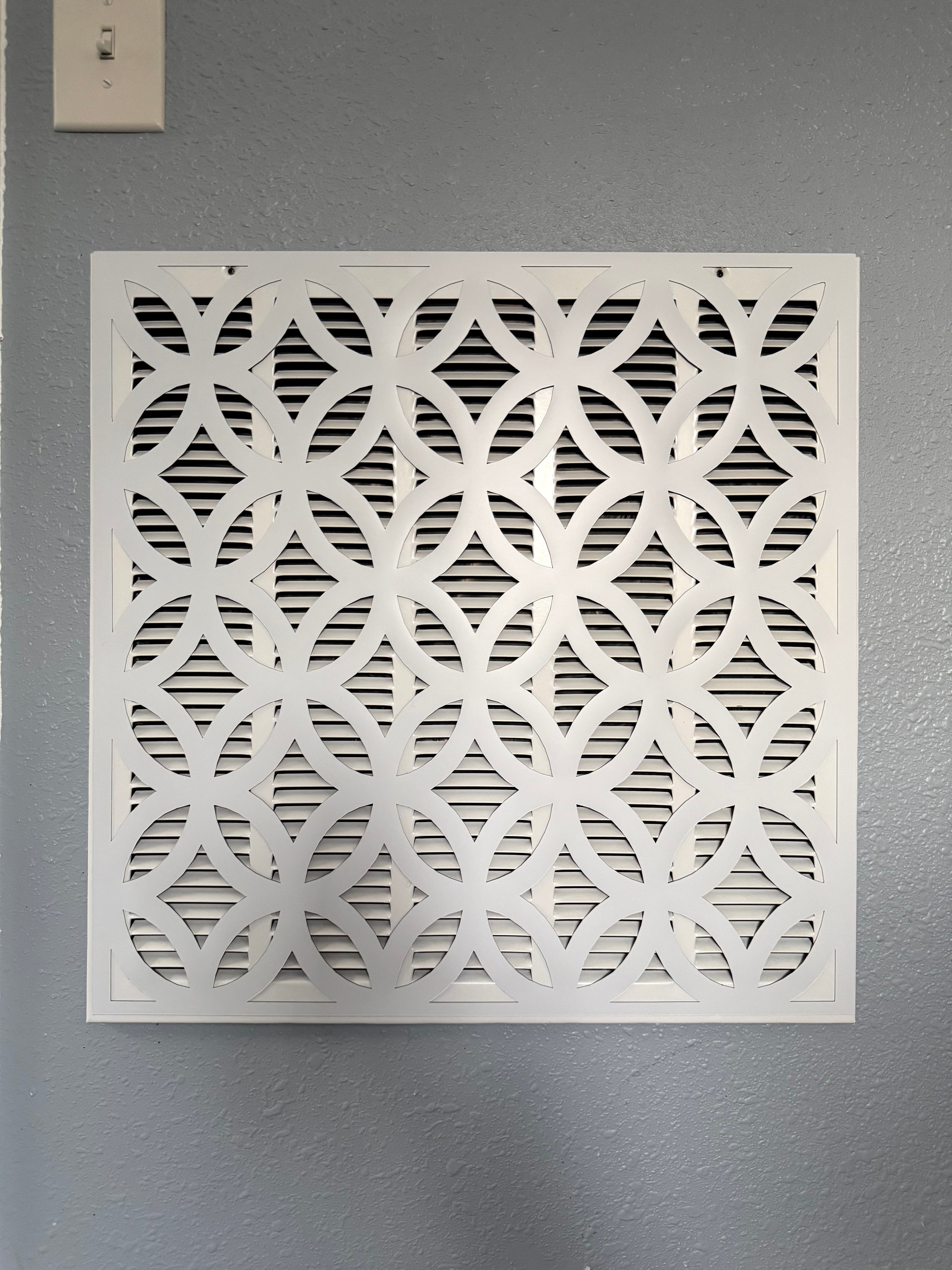 Interlocking Circles | Custom Size Vent Cover