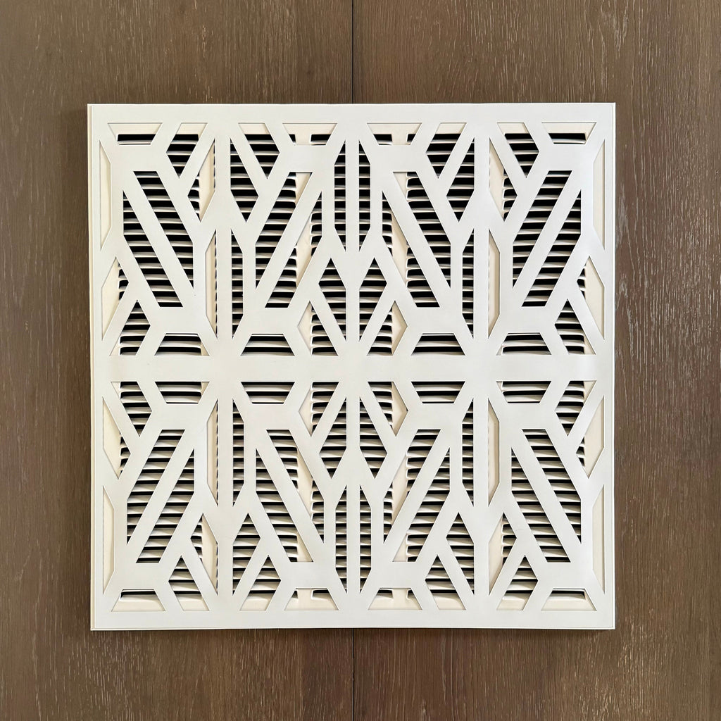 Geometric Lattice | Custom Size Vent Cover