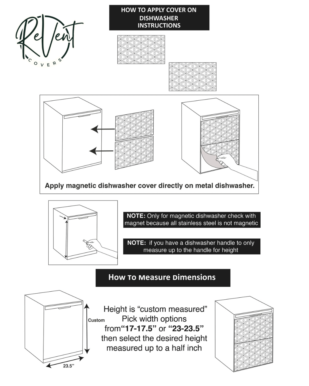 Blooming Star | Dishwasher Cover